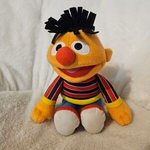 Sesame Street Ernie Plush Toy 2010 Mattel‎ Stuffed Animal Collectible Character